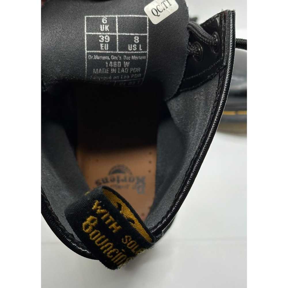 Dr Martens 1460 W Black Patent Leather Womans US … - image 5