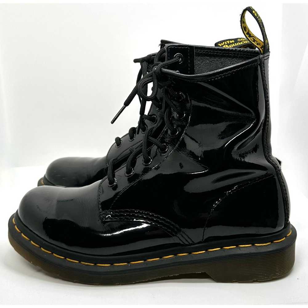 Dr Martens 1460 W Black Patent Leather Womans US … - image 7