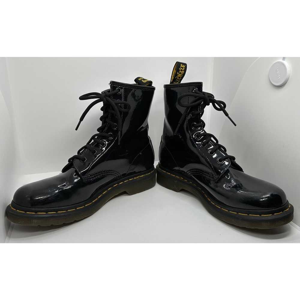 Dr Martens 1460 W Black Patent Leather Womans US … - image 9