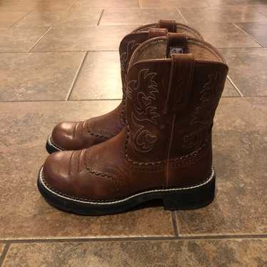 Ariat womens Fatbaby Saddle Western Cowboy Boots