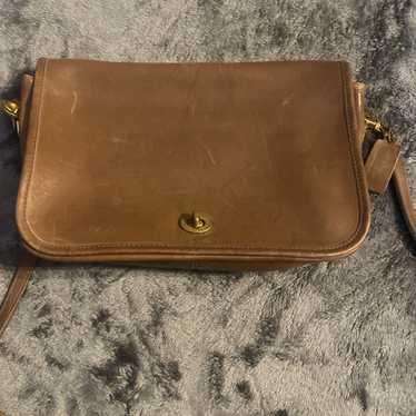 OLD COACH ショルダーバッグ　ブラウン　made in USA 90s s-l400.jpg