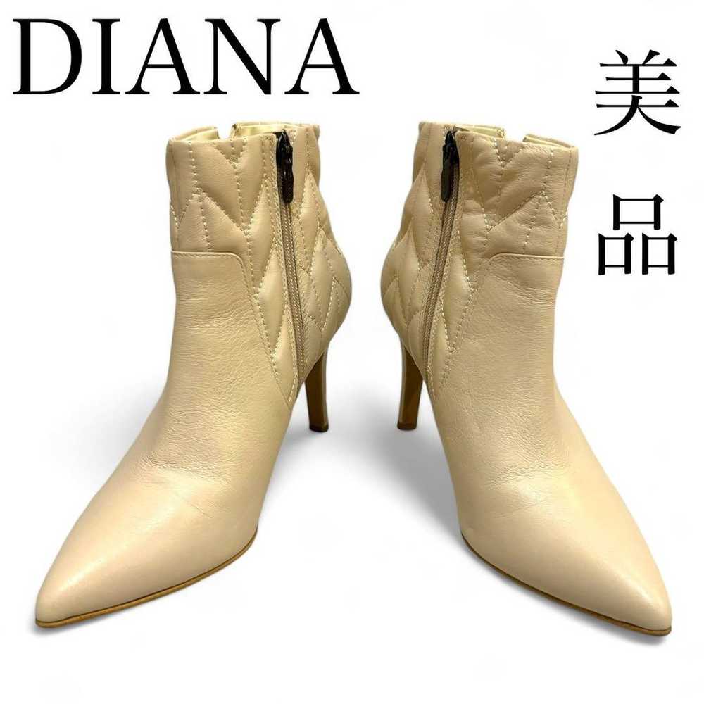 Excellent condition Diana short boots with quilti… - image 1