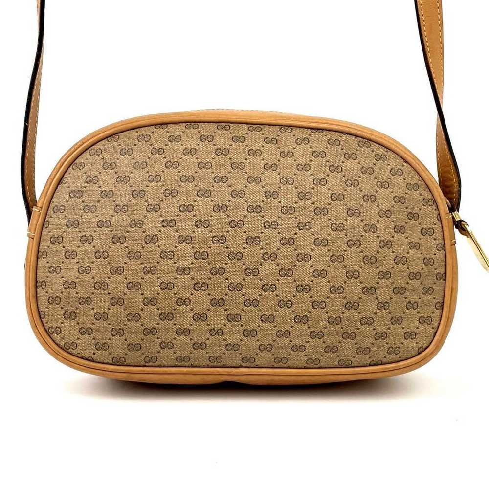 【Rare】Gucci Shoulder Bag Micro GG Gold Hardware C… - image 5