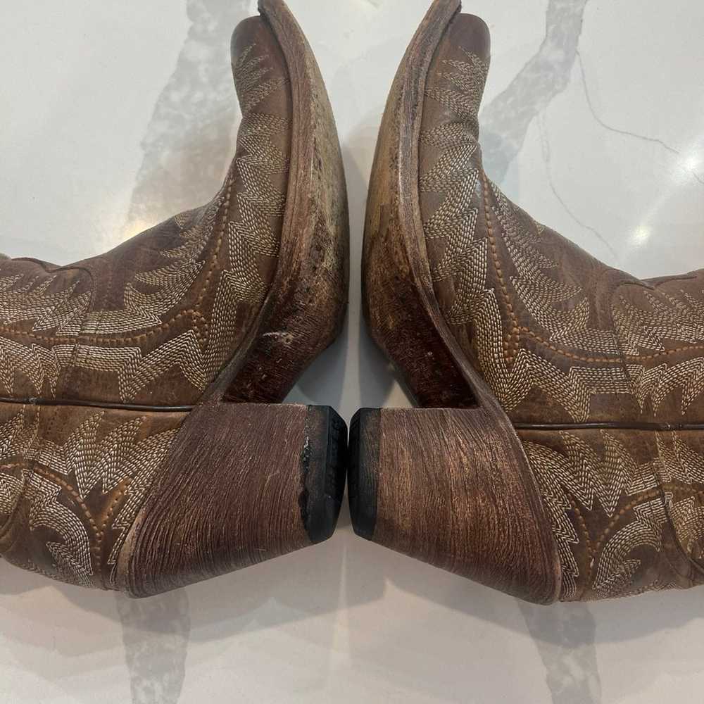 CORRAL Womens Brown Leather Western Cowboy Boots … - image 6