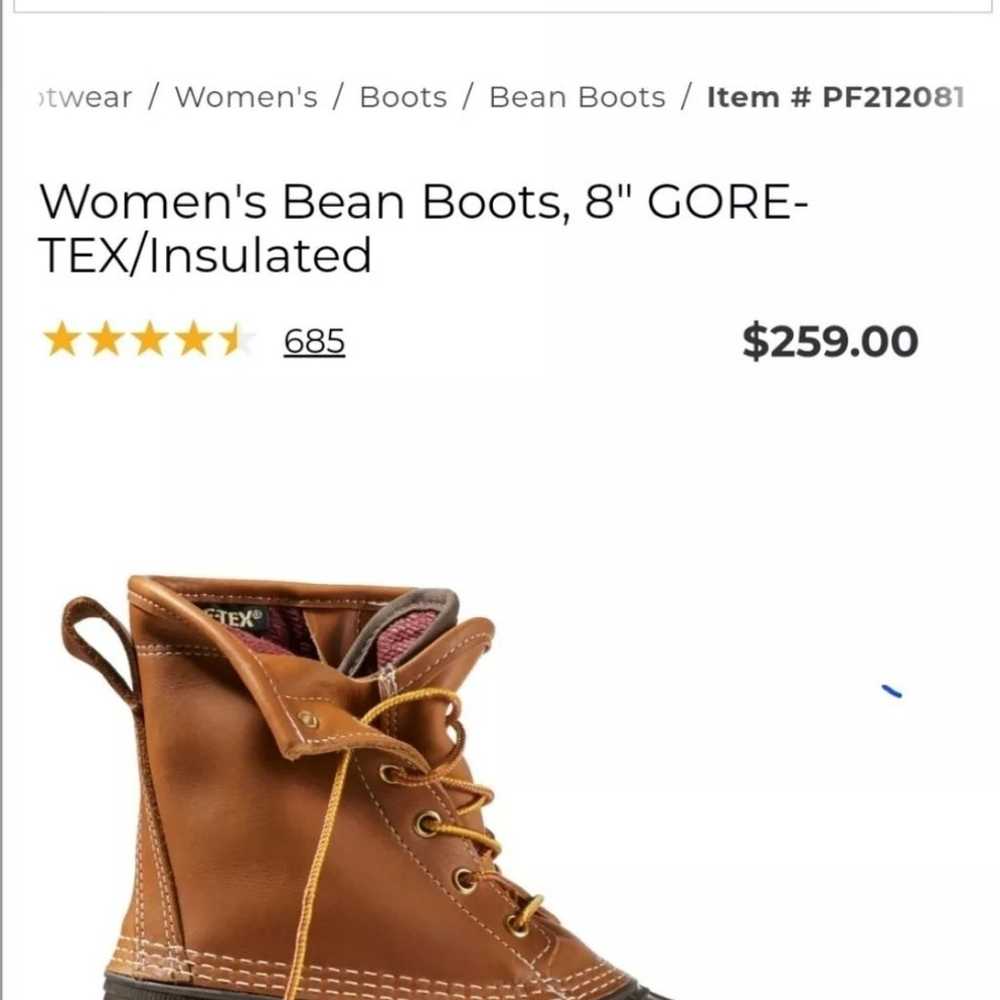 Women's L L Bean Boots,  GORE-TEX/Insulated- Size… - image 7