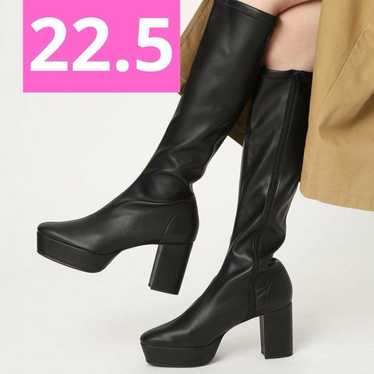 Espérance Middle Platform Long Boots 22.5