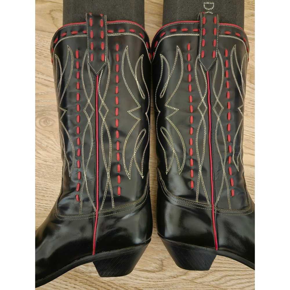 Donald J Pliner Western Cowboy Boots Womens Size … - image 5