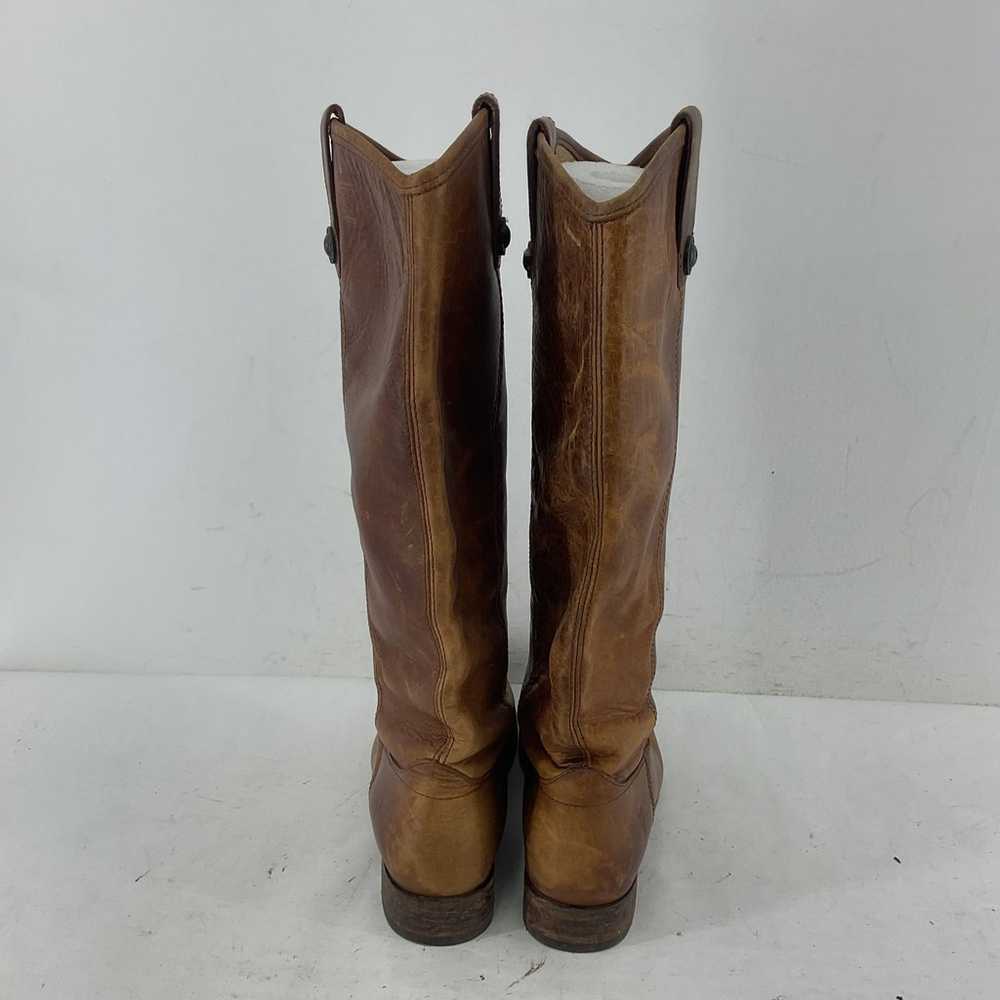 Vintage White Label Frye Brown Leather Tall Ridin… - image 3