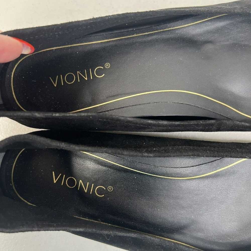 Vionic Size 9.5 Callisto Flats II Black Suede Bal… - image 8