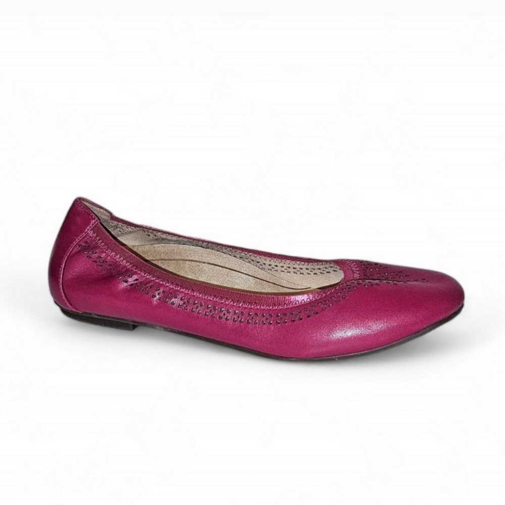 Vionic Perforated Leather Ballet Flats - 8.5W - image 3