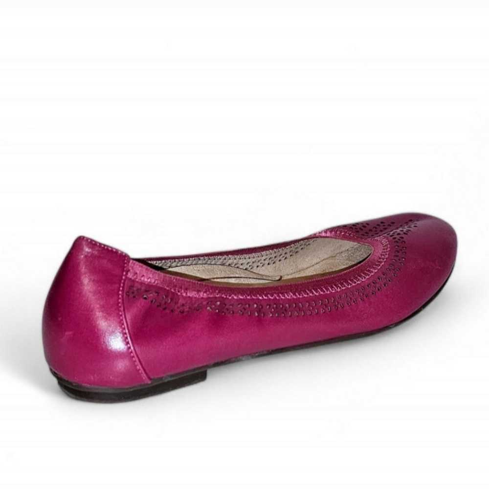 Vionic Perforated Leather Ballet Flats - 8.5W - image 4