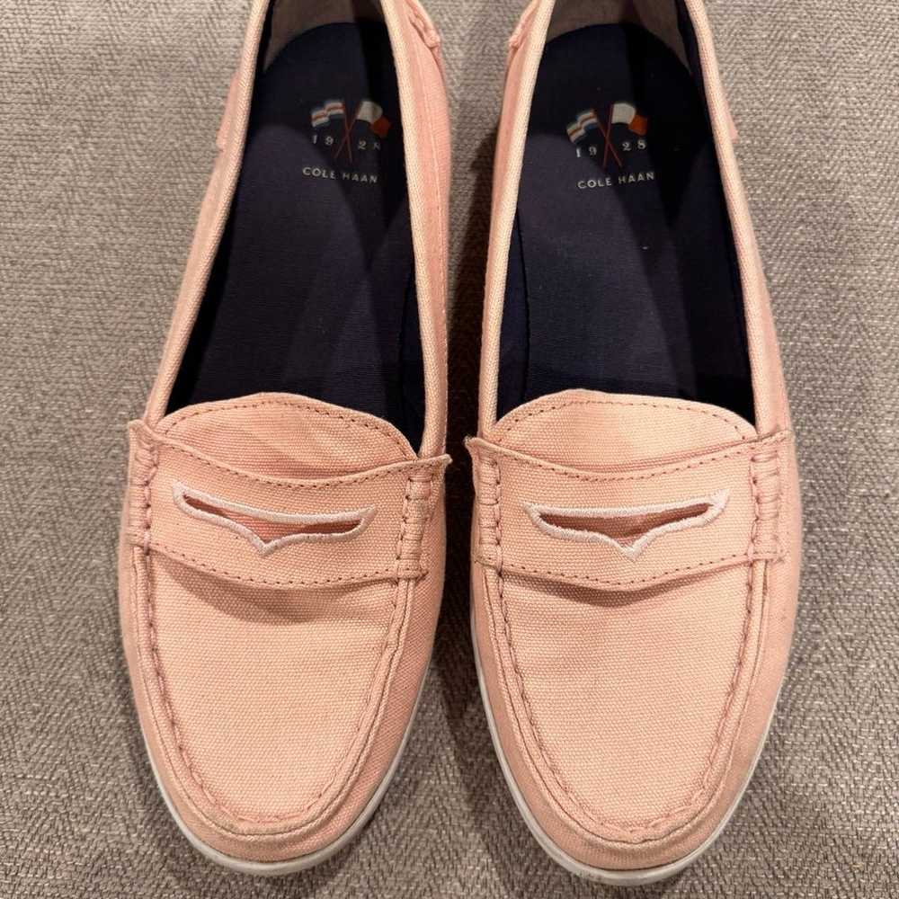 Cole Haan Nantucket Penny Loafer in Pink Cream Ca… - image 1