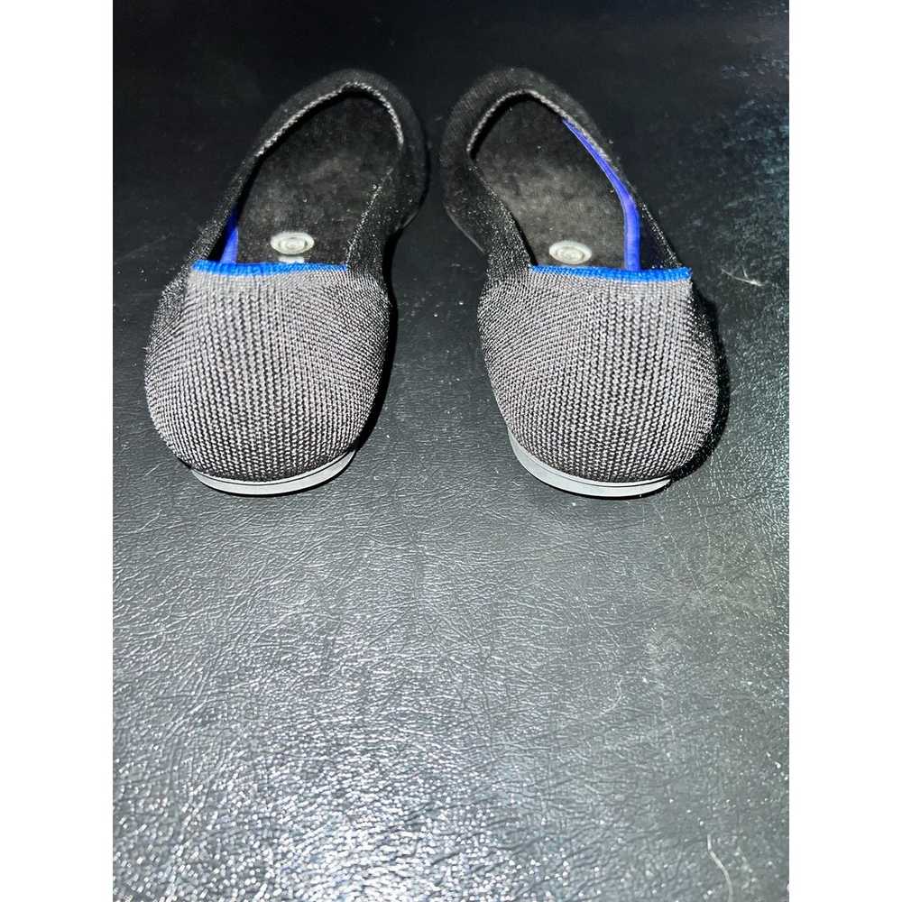 Rothy’s black round ballet flat - size 9 - D17 - image 4