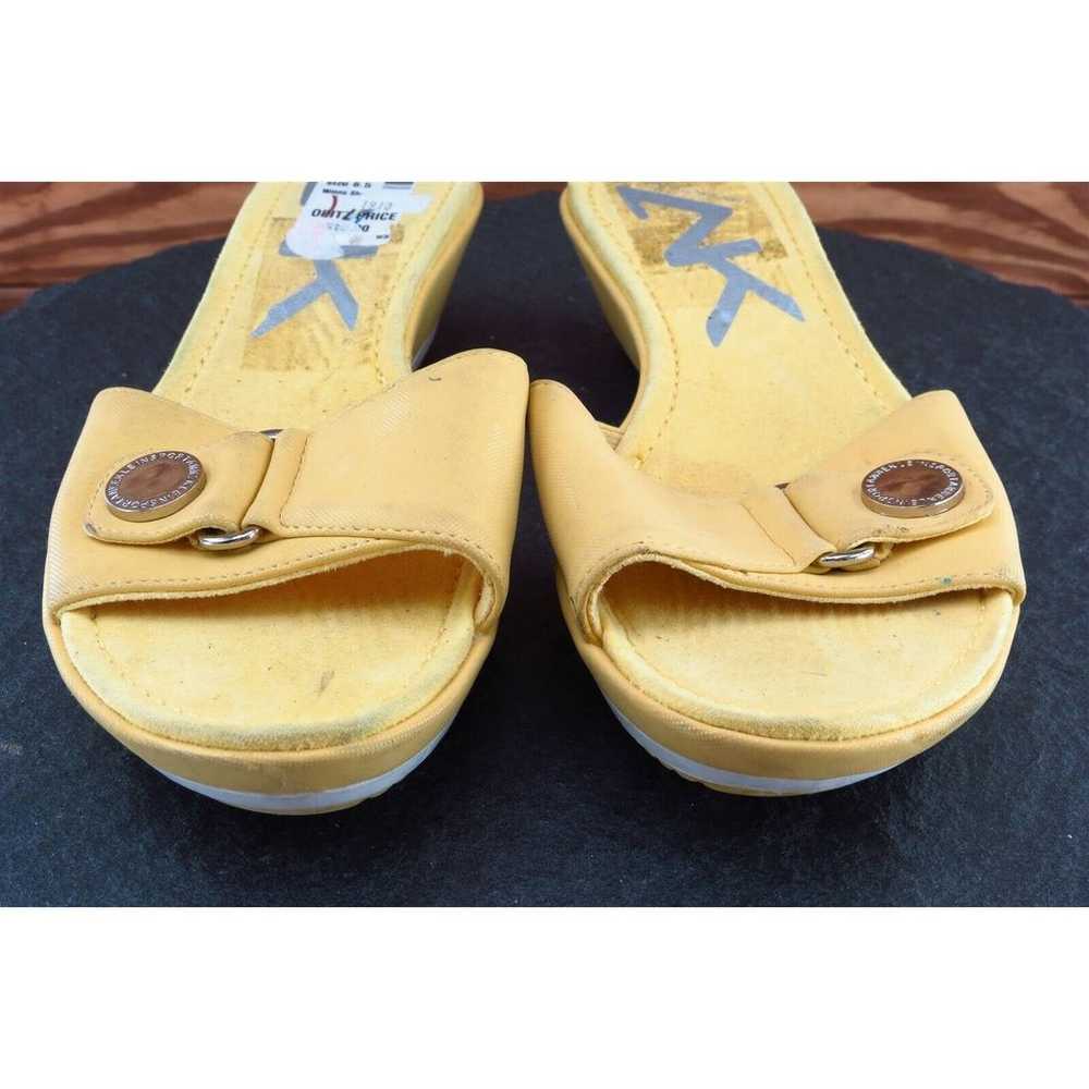 Anne Klein Sz 6.5 M Yellow Slide Synthetic Women … - image 2