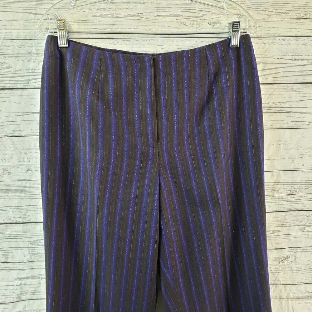 HIGH Carlisle Womens Wool Pants Sz 10 Purple Brow… - image 2