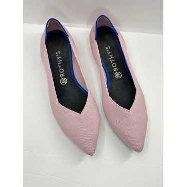 Rothys Blush Pink The Point 11.5 Pointed Toe Flat… - image 1