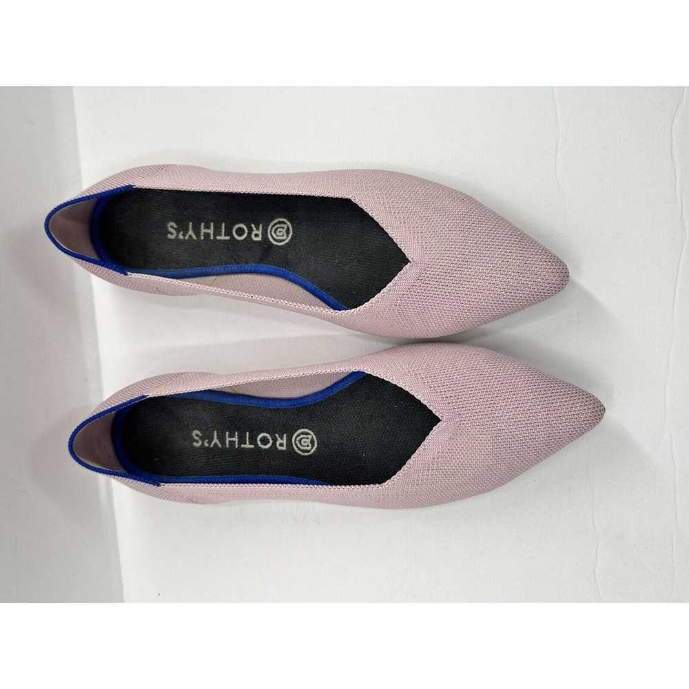 Rothys Blush Pink The Point 11.5 Pointed Toe Flat… - image 2