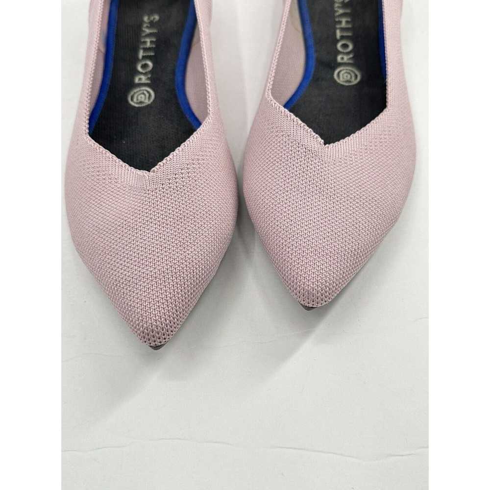 Rothys Blush Pink The Point 11.5 Pointed Toe Flat… - image 3