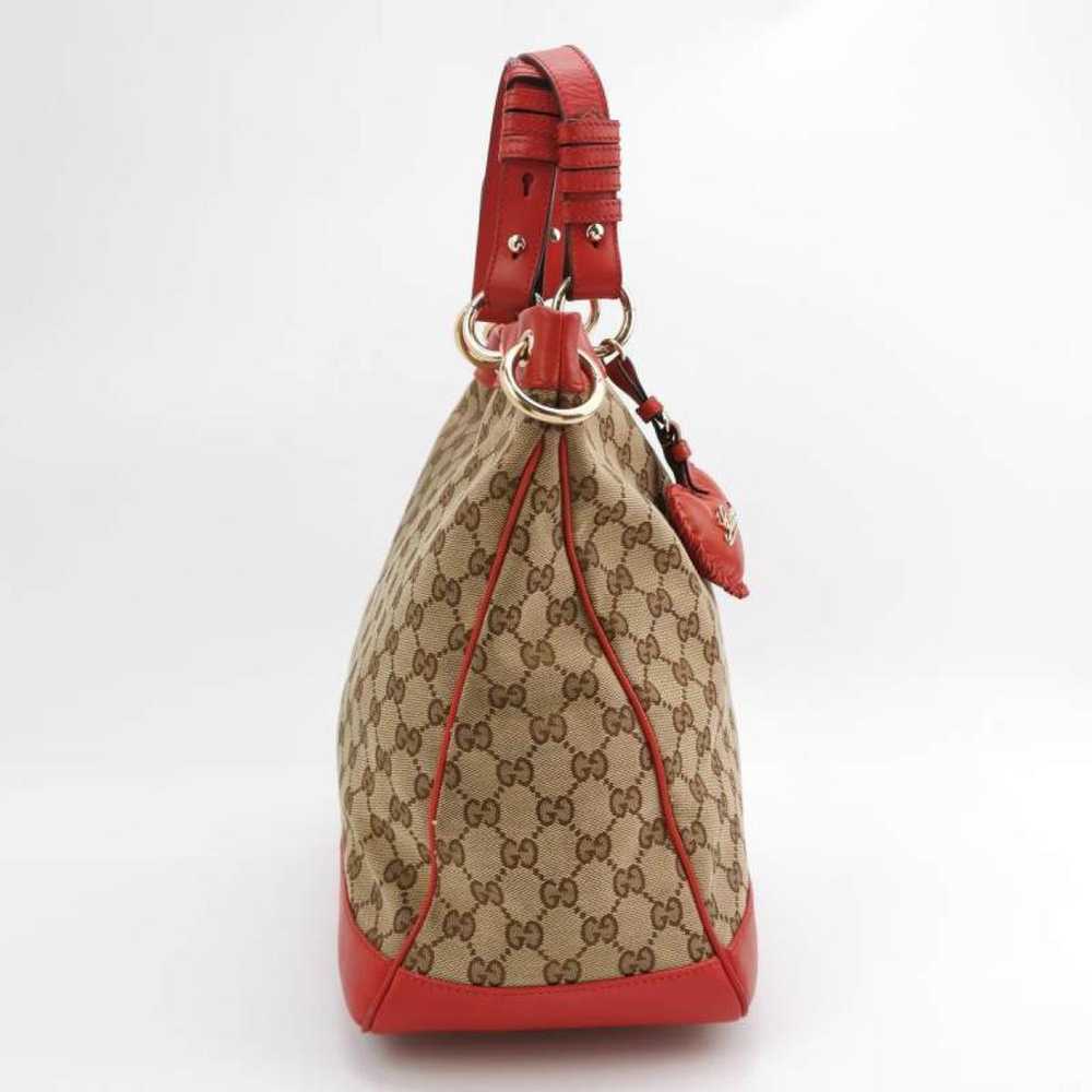 Gucci Pop Bamboo Bowler cloth handbag - image 4