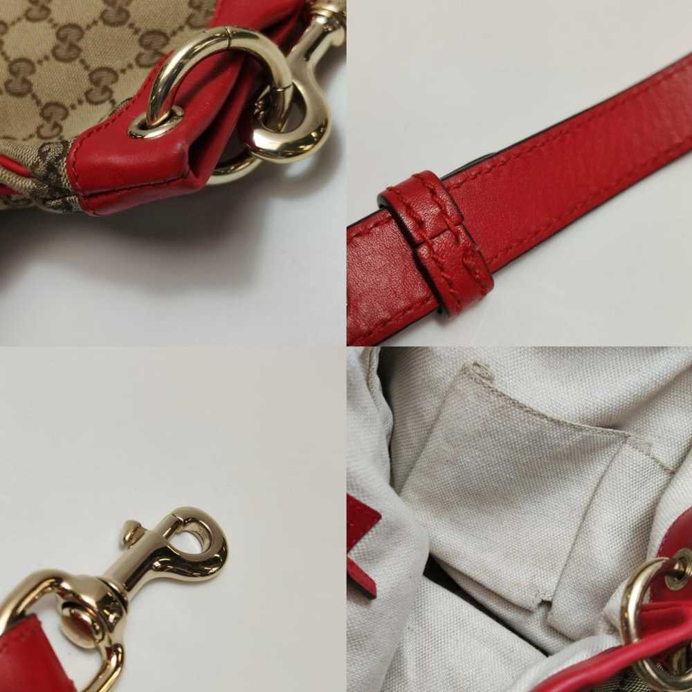 Gucci Pop Bamboo Bowler cloth handbag - image 9