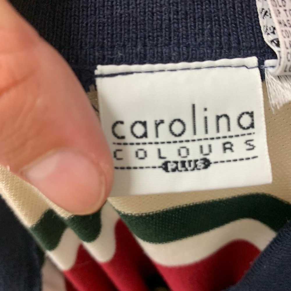 Vintage Carolina Colours Striped Retro Long Sleev… - image 5