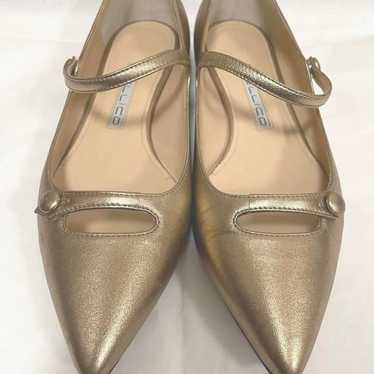 Perlico Flat Pumps Gold Size 36.5. - image 1