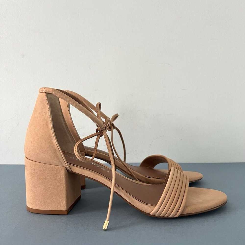 Gianni Bini Rhiaann Ankle Tie Nude Beige Suede Bl… - image 5