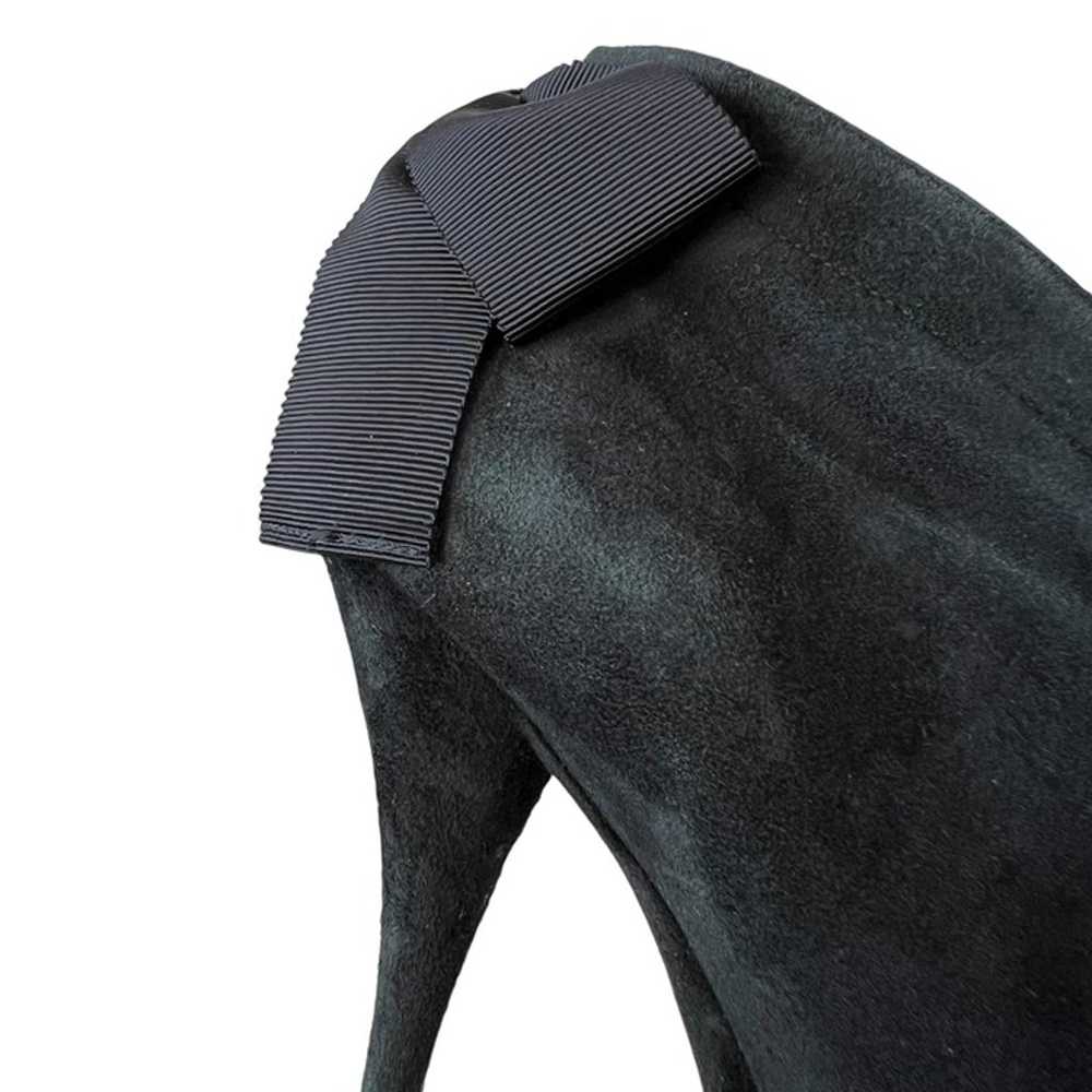 Vera Wang high heel booties 6.5 Royce black suede… - image 9