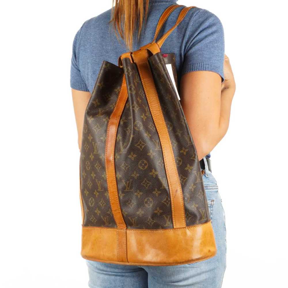 Louis Vuitton Randonnée cloth backpack - image 2