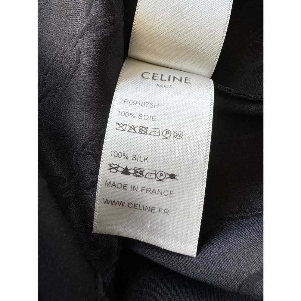 Celine Silk mid-length dress - image 6