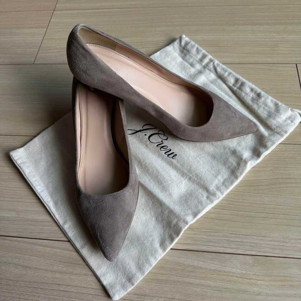 J.CREW Suede Heels 25.5cm - image 1