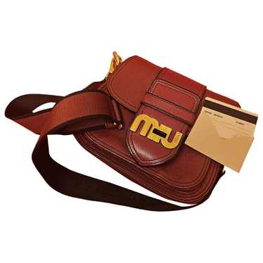 Miu Miu Miu Logo leather handbag - image 1