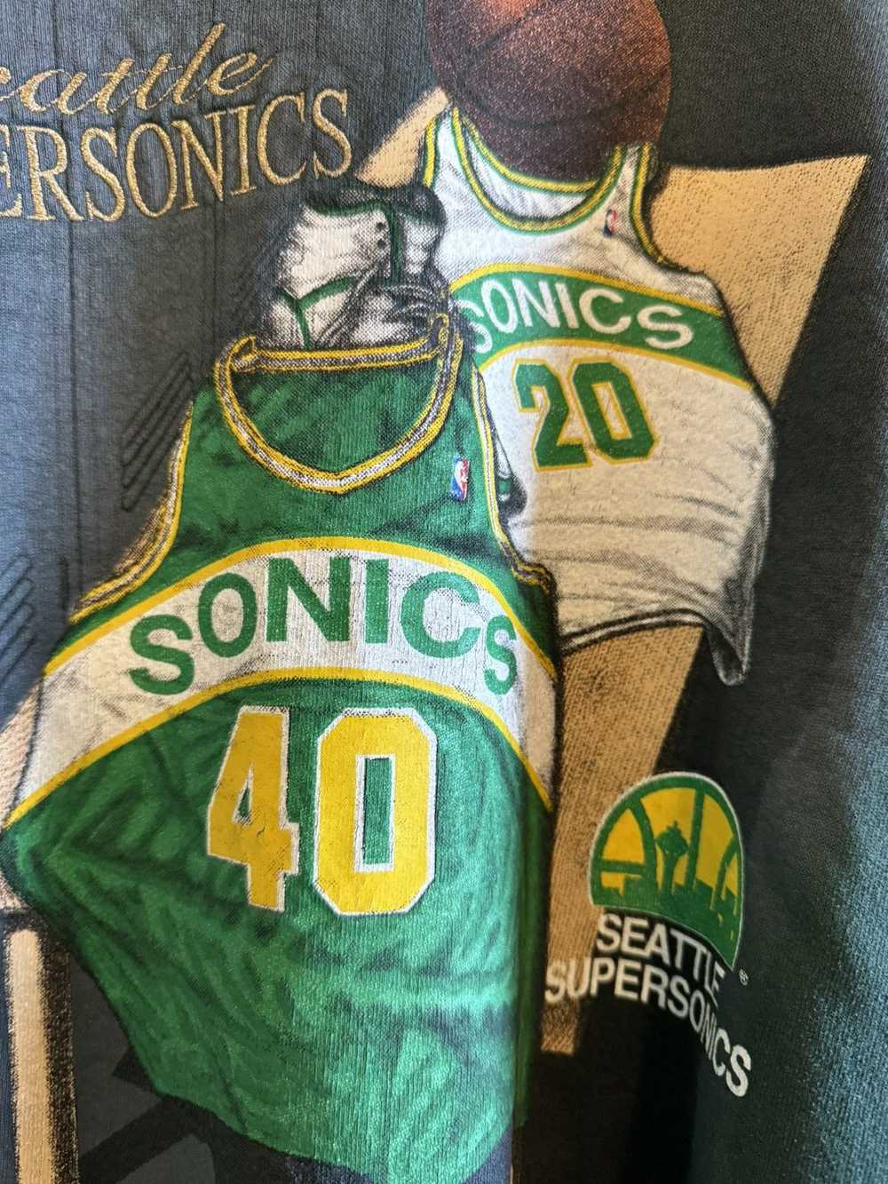 NBA × Nutmeg × Vintage Vintage Seattle Super Soni… - image 6