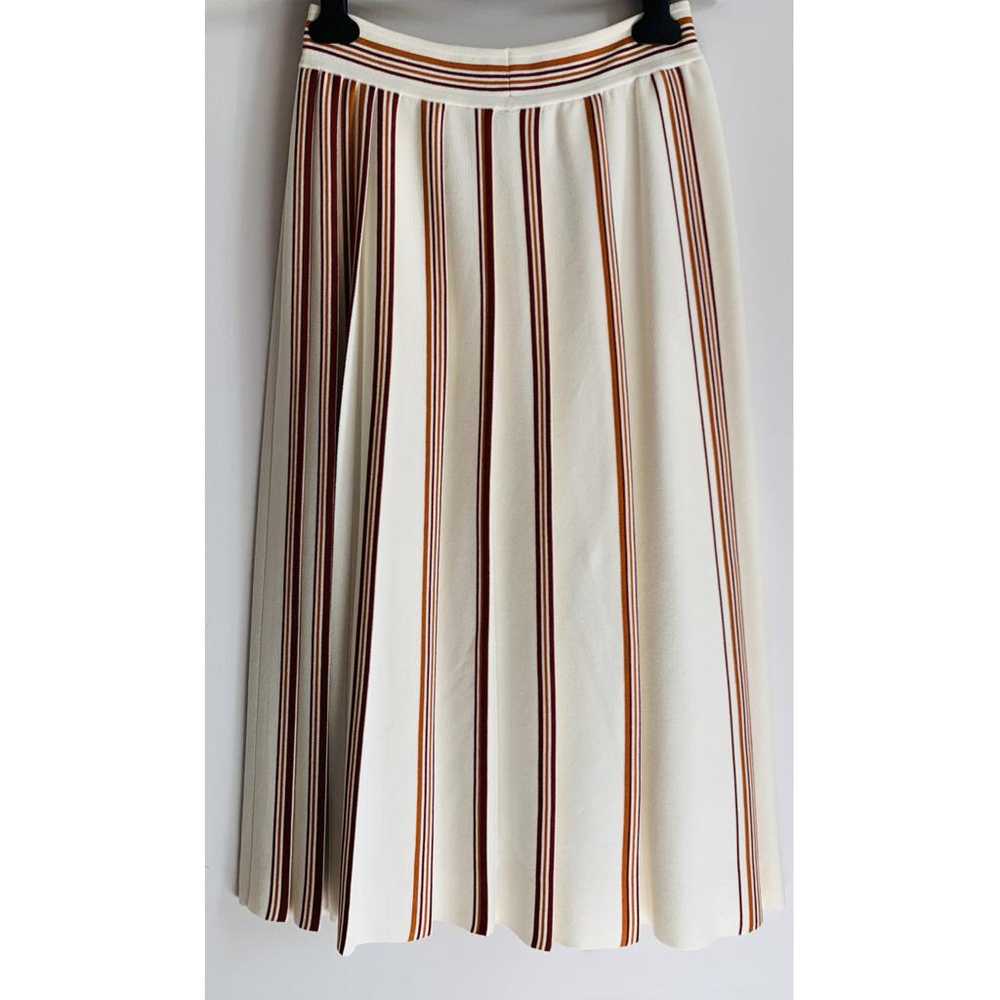 Loro Piana Silk mid-length skirt - image 2