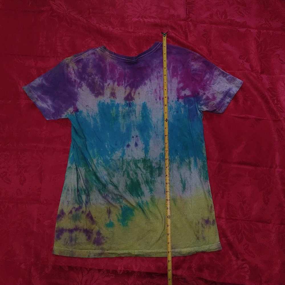 David Bowie Tie Dyed women girls Medium Shirt - image 2