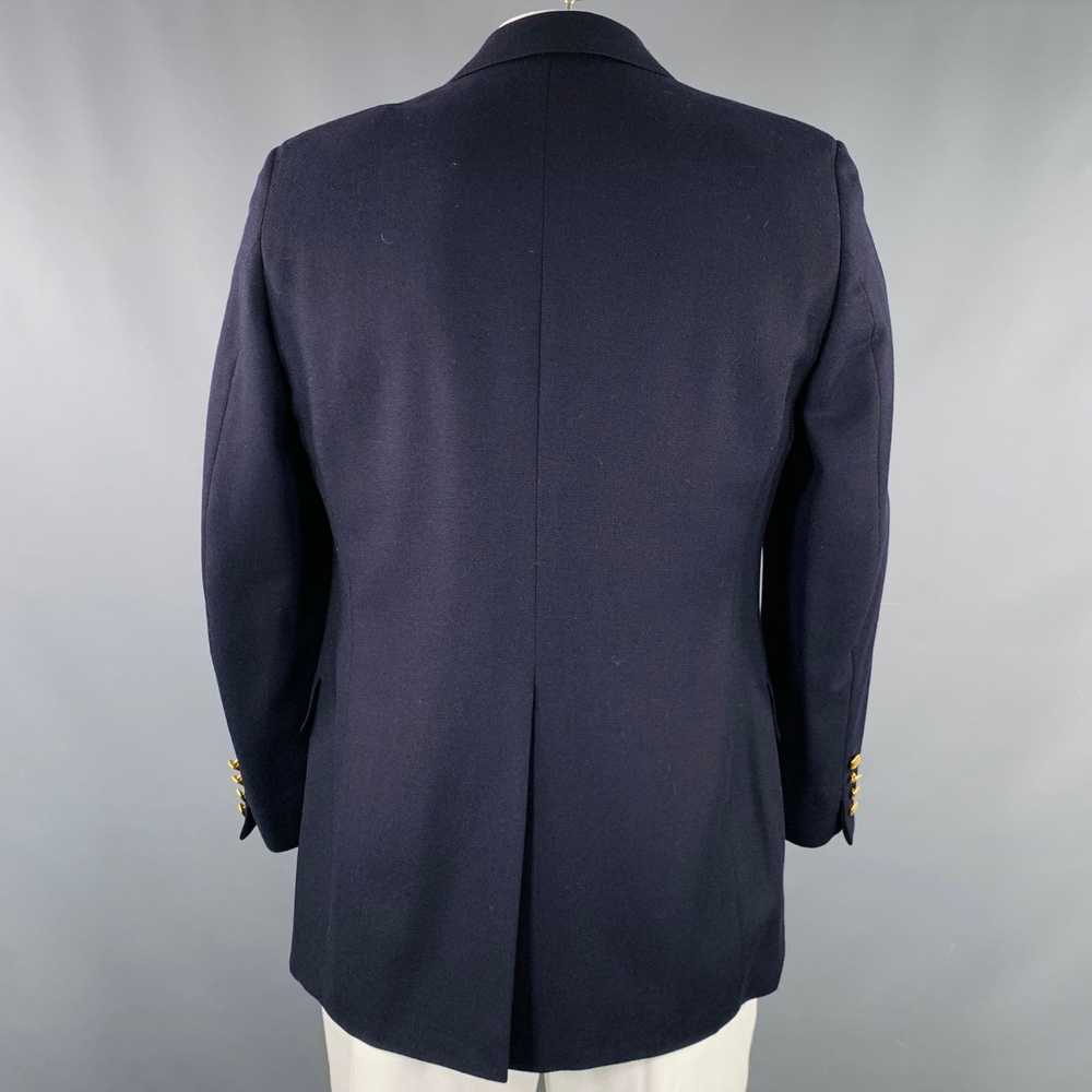 Aquascutum Navy Wool Single Breasted Sport Coat - image 3