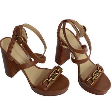 Michael Kors Kailey Platform Dress Sandals Luggag… - image 1