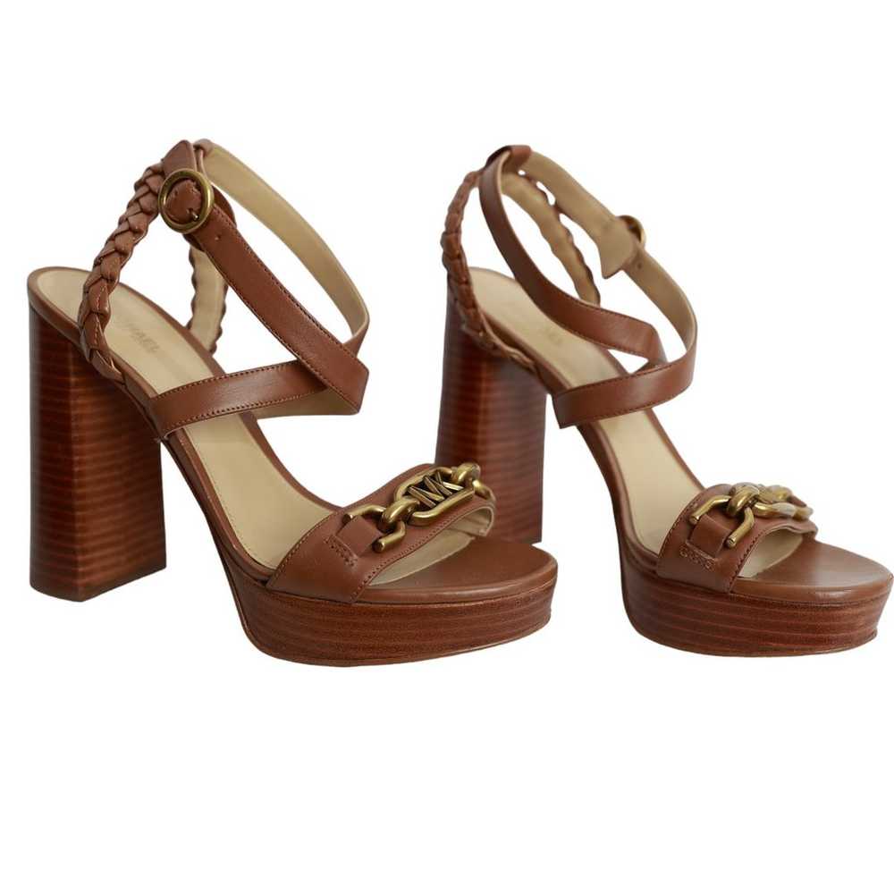 Michael Kors Kailey Platform Dress Sandals Luggag… - image 4