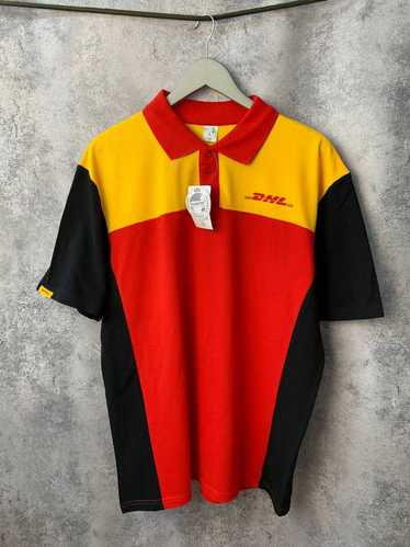 Brand New × Dhl × Workers DHL Polo Shirt Red Yello