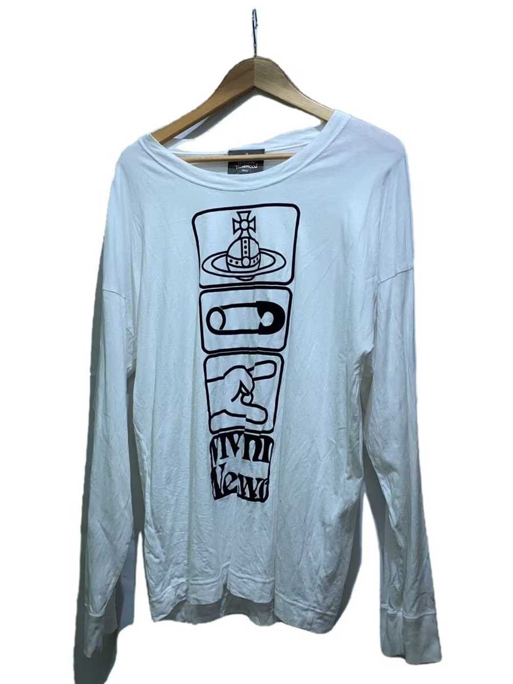 vivienne westwood オーブ　long tee size48 Vivienne Westwood Safety Pin Orb Long Sleeve Tee