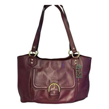 Coach Signature Sufflette leather handbag