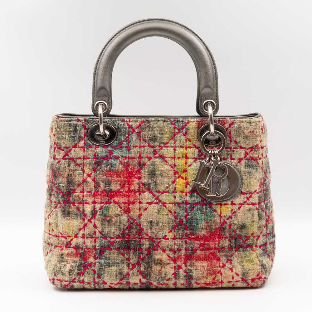 Dior Lady Dior tweed handbag - image 2