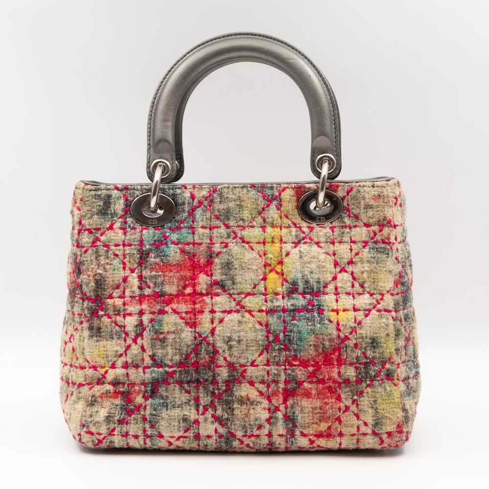 Dior Lady Dior tweed handbag - image 3