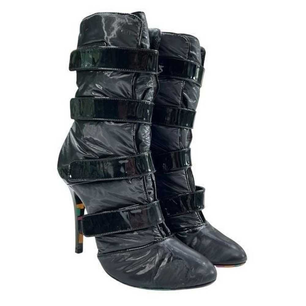 Emilio Pucci High Top Sock Boots Black Size 37 EU… - image 1