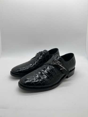 Balenciaga Croc Embossed Logo Loafers