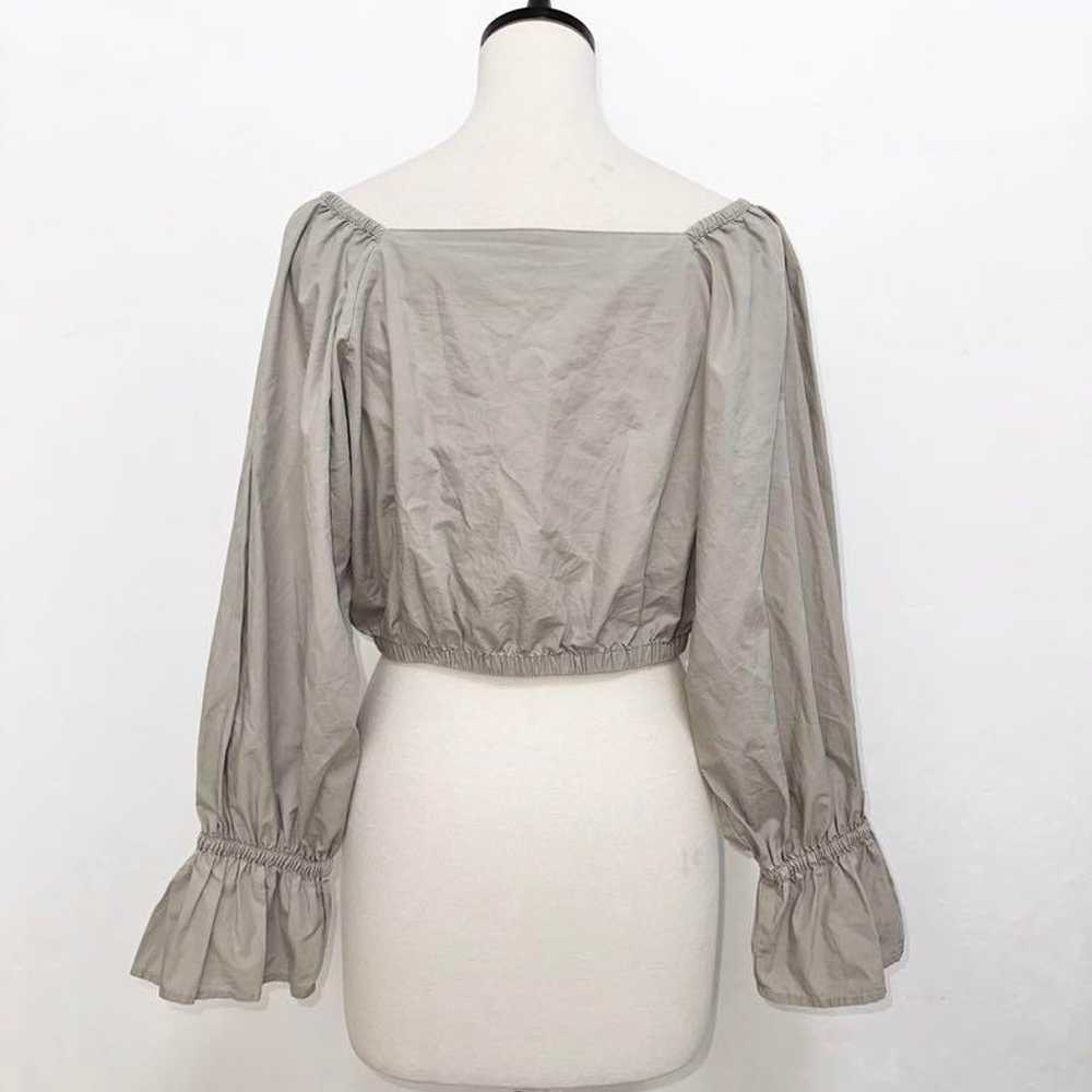 【Kastane】Kastane Square Gathered Blouse Cotton Lo… - image 11