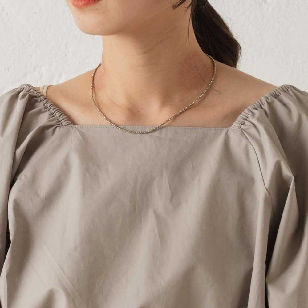 【Kastane】Kastane Square Gathered Blouse Cotton Lo… - image 5