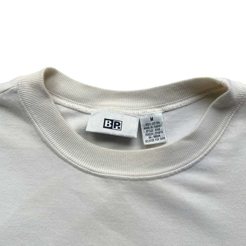 BP 90's VTG BP Cream SS Single Stitch Tee Size M … - image 4