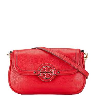 Other Other Tory Burch Big Logo Leather Shoulder … - image 1