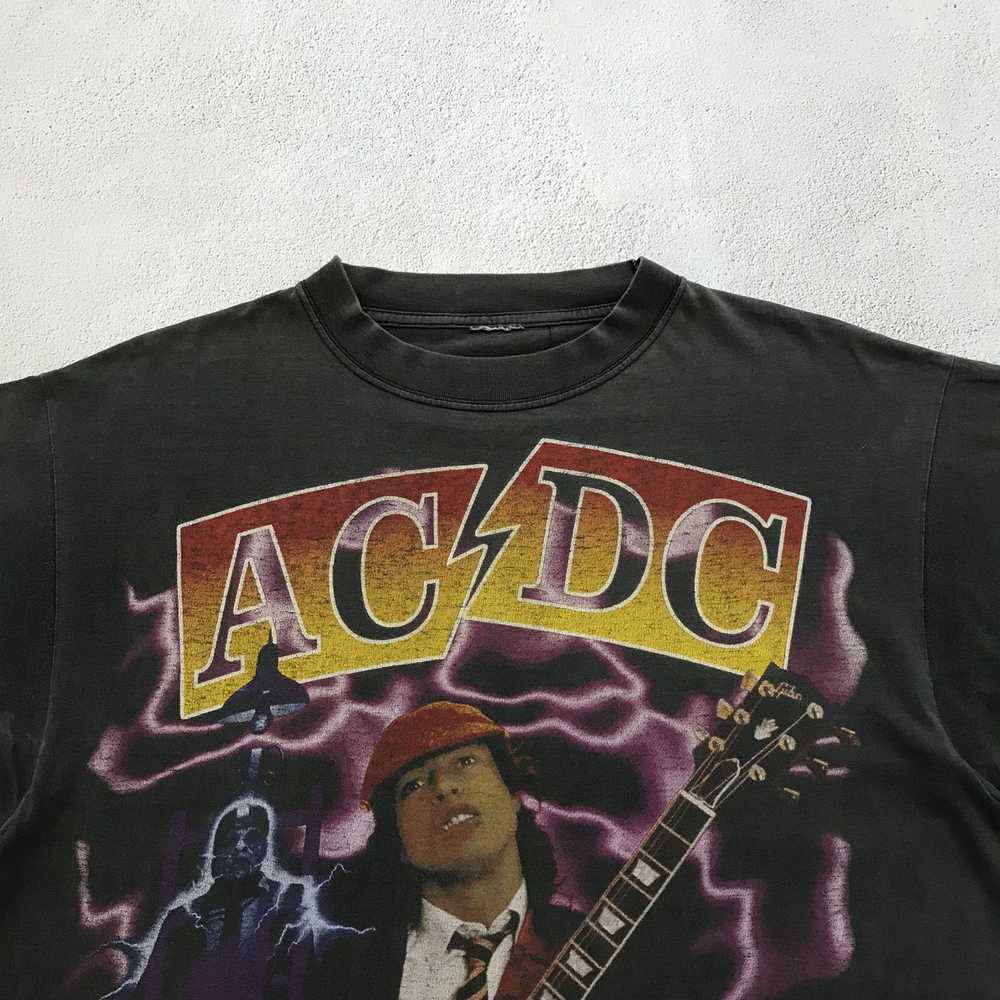 Ac/Dc × Band Tees × Vintage AC/DC Angus Young Vin… - image 3